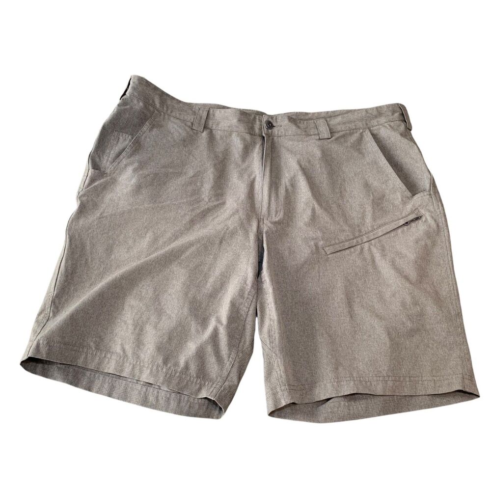 Duluth Trading Co Mens Beige Breezeshooter 10in Beige Outdoor Shorts 44 Hiking